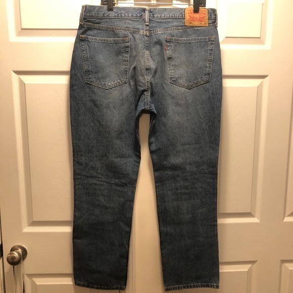 Mens Distressed 514 Levis Jeans 36Wx30L - Picture 2 of 7